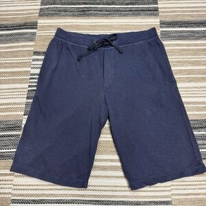 James Perse Shorts Mens Medium Blue Sweat Drawstring Elastic Waist Lounge USA